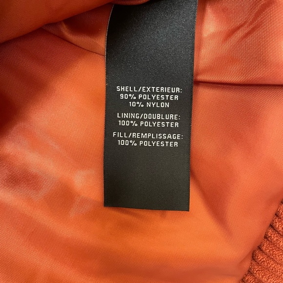 NWT 7 for All Mankind Corduroy Cropped Puffer Jacket Size S - Picture 13 of 16